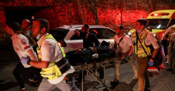 Two Israeli citizens have died and more than 150 were injured after a tiered seating structure collapsed at a West Bank synagogue during prayers for Shavuot, a major Jewish holiday. — Courtesy photo