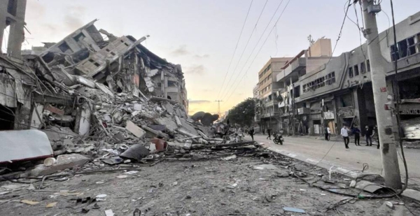 Israeli strikes have destroyed buildings and infrastructure in Gaza. — courtesy UNOCHA/Samar Elouf