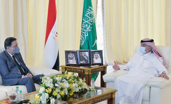 Acting Minister of Media Dr. Majid Bin Abdullah Al-Qasabi received here Tuesday the Head of Supreme Council for Media Regulation (SCMR) in Egypt, Karam Kamel Ibrahim Jabr.