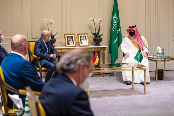 Prince Abdulaziz seeks closer inter-ministerial ties in meeting with top German interior ministry official