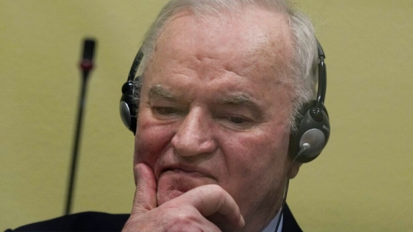  Former Bosnian Serb army leader Ratko Mladic, nicknamed 