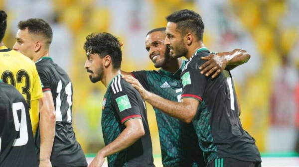 — The United Arab Emirates secured an emphatic 5-0 win against Indonesia in Group G of the Asian Qualifiers for the FIFA World Cup Qatar 2022 and AFC Asian Cup China 2023 on Friday. — Courtesy photo