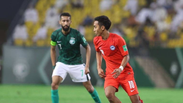 The win means Saudi Arabia go into their final game against Uzbekistan with 17 points from an unbeaten run of seven matches, with a draw in four days’ time enough to secure the top spot while Singapore end the campaign on seven points. — Courtesy photos