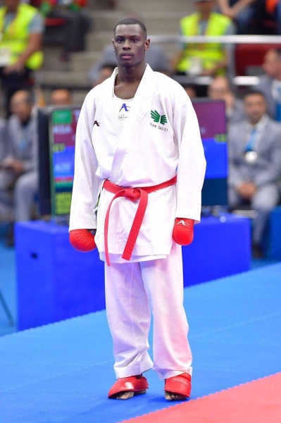 The Saudi karate champion Tariq Hamdi