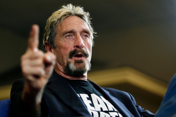 John McAfee, the controversial antivirus software magnate who'd had multiple recent run-ins with the US law, has died at 75. McAfee was awaiting extradition in a Spanish prison after being charged with tax evasion in the United States last year. — Courtesy file photo
