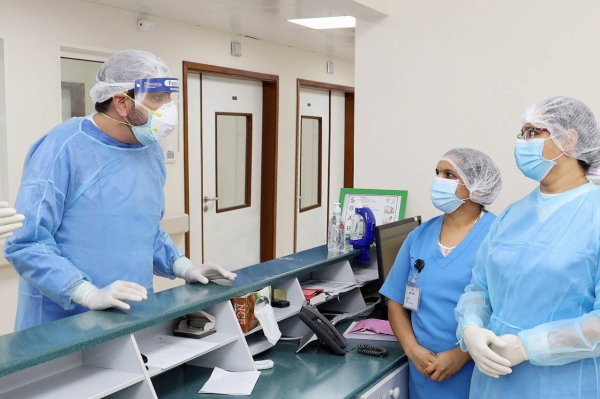  New COVID-19 cases in the United Arab Emirates rose above the 2,000-mark again on Thursday, with 2,161 new infections recorded over the past 24 hours. — WAM file photo