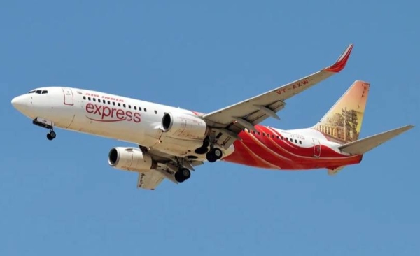 An Air India Express plane is seen in this file photo. Air India Express in a tweet announced that the United Arab Emirates (UAE) has extended its suspension of flight services from India until July 6.