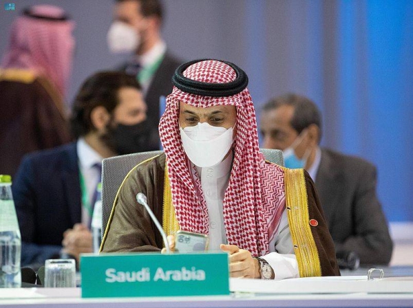 Foreign Minister Prince Faisal Bin Farhan reiterated on Monday Saudi Arabia’s position that a political solution is the only solution to the Syrian crisis in accordance with UN resolutions.