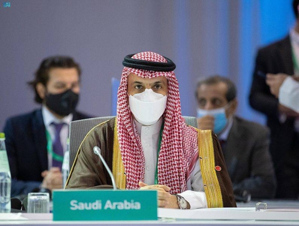 Foreign Minister Prince Faisal Bin Farhan reiterated on Monday Saudi Arabia’s position that a political solution is the only solution to the Syrian crisis in accordance with UN resolutions.
