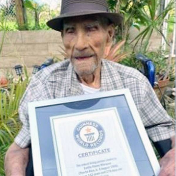 Emilio Flores Márquez is the oldest living man in the world at 112, according to Guinness World Records.