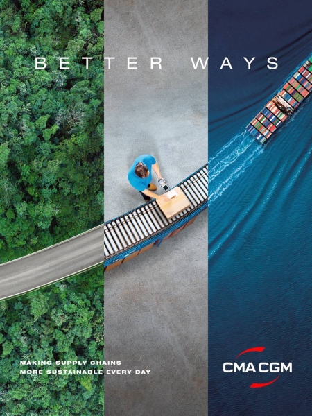 BETTER WAYS — The CMA CGM Group’s new signature