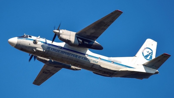 The plane, a Soviet-designed Antonov AN-26, was carrying 22 passengers and six crew members when it disappeared from radar on the peninsula of Kamchatka. — Courtesy file photo

