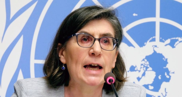 Elizabeth Throssell, spokesperson for the Office of the United Nations High Commissioner for Human Rights (OHCHR). — courtesy UN News/Daniel Johnson