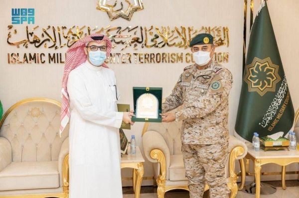 Acting Secretary-General of the Islamic Military Combat Terrorism Coalition (IMCTC) Maj. Gen. Pilot Mohammed bin Saeed Al-Mughidi received on Thursday a delegation from the General Secretariat of the Gulf Cooperation Council.