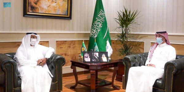 President of the Human Rights Commission (HRC) Awwad Al-Awwad met here on Monday with the Secretary-General of the Gulf Cooperation Council (GCC) Nayef Al-Hajraf, the Saudi Press Agency reported.