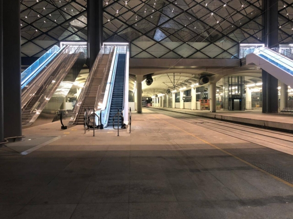 Minister of Transport and Logistics Eng. Saleh Al-Jasser announced that the Jeddah Sulaymaniyah Central Station of the Haramain High Speed Train station would resume operation on Tuesday.(@SalehAlJasser) 