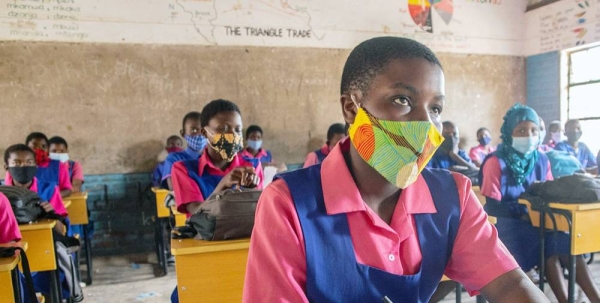 In Malawi, some students went back to school during the COVID-19 pandemic. — courtesy UNICEF/Malumbo Simwaka