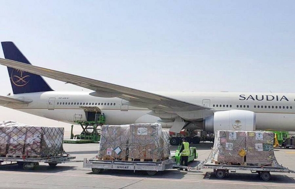 KSrelief sent Wednesday the first Saudi airlift to the Republic of Tunisia to contribute to combating the spread of COVID-19.