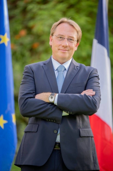 French Ambassador to the Kingdom Ludovic Pouille.