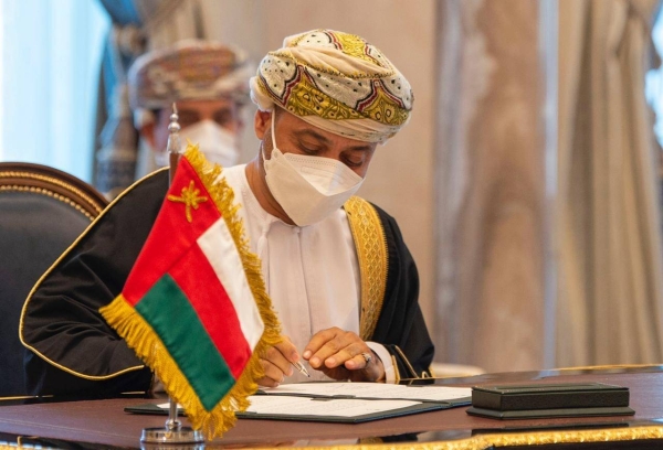 Omani Foreign Minister Badr Bin Hamad Al-Busaidi.