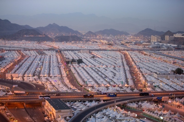 The tent city is reverberating with the talbiyah of pilgrims who make final preparations for their standing (wuqoof) on the plains of Arafat on Monday, marking the climax of Hajj.
