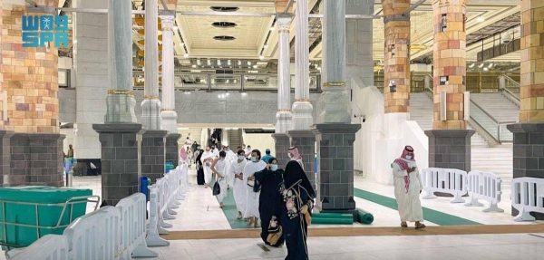 First batch of Umrah pilgrims arrives in Grand Mosque after Hajj