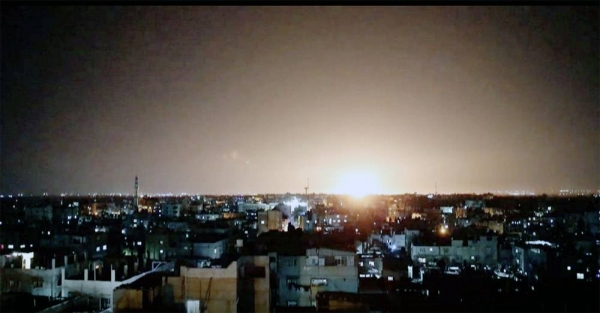 Israel’s aircraft bombarded on Sunday a number of military sites in the besieged Gaza Strip, causing some material losses. 