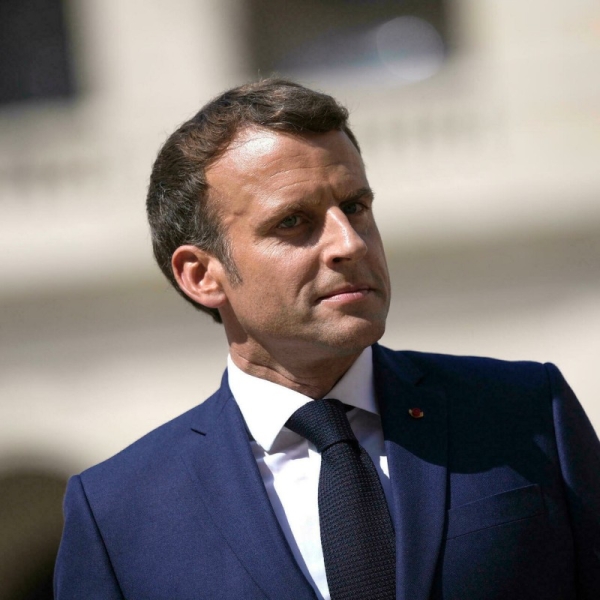 French President Emmanuel Macron is suing a billboard owner who depicted him as Adolf Hitler to protest COVID-19 restrictions. — Courtesy file photo