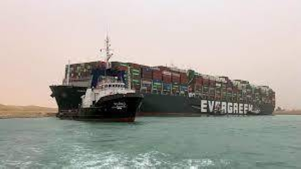 The huge container ship that blocked the Suez Canal in March has finally reached its intended port in Europe. — Courtesy file photo