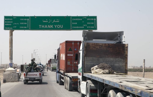 FIle photo of Afghanistan-Iran border in Zaranj, Afghanistan.