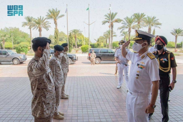 The Royal Saudi Naval Forces (RSNF), represented by the Eastern Fleet, and Indian Naval Forces kicked off 