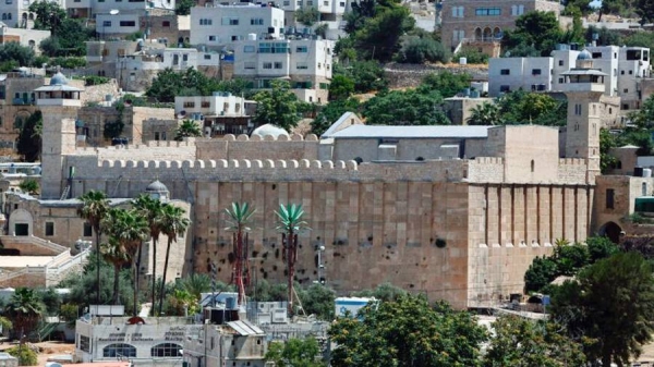 A picture taken on June 29, 2017, shows a view of the Ibrahimi Mosque, also known as the Cave of the Patriarchs, which is a holy shrine for Jews and Muslims, in the heart of the divided city of Hebron in the southern West Bank. — courtesy AFP