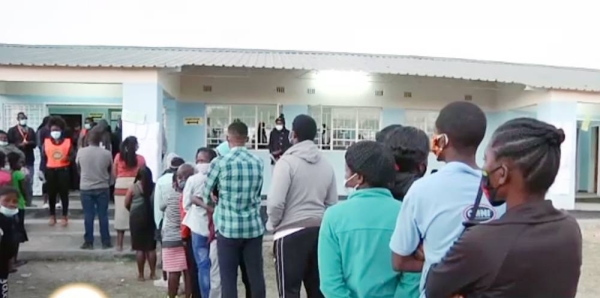 Voters in Zambia waited in long lines to cast their ballots at polling stations that closed on Thursday.
