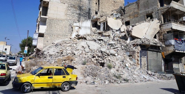 The conflict in Syria has caused widespread destruction in Aleppo, Syria. — courtesy WFP/Jessica Lawson