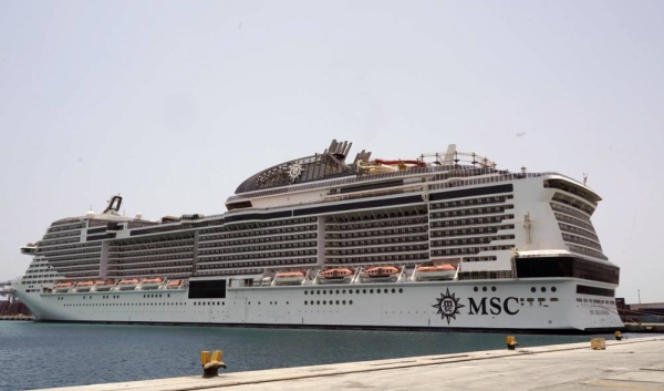 Saudi Arabia first netball tournament held on cruise ship MSC Bellissima.