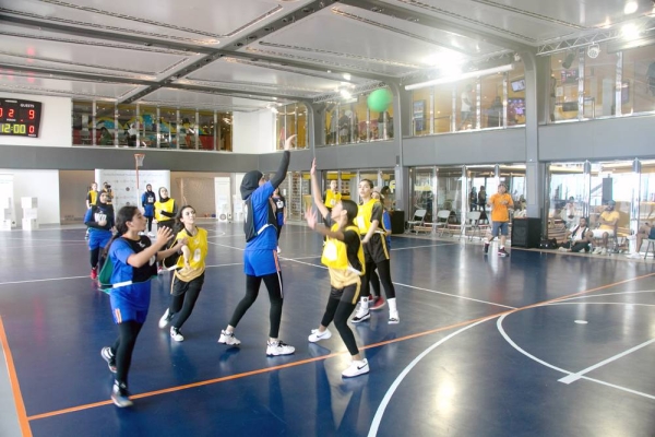 Saudi Arabia first netball tournament held on cruise ship MSC Bellissima.