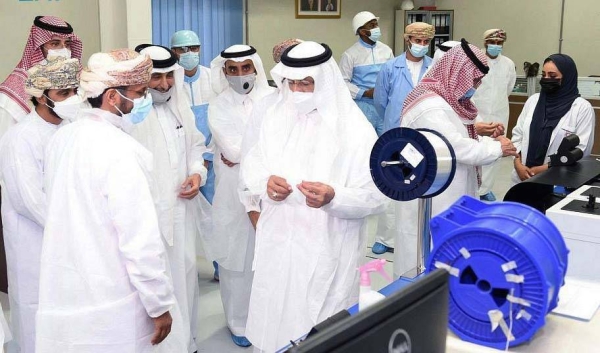 Minister of Investment of the Kingdom of Saudi Arabia Eng. Khalid bin Abdulaziz Al-Falih and the accompanying delegation visited Monday the Public Establishment for Industrial Estates 