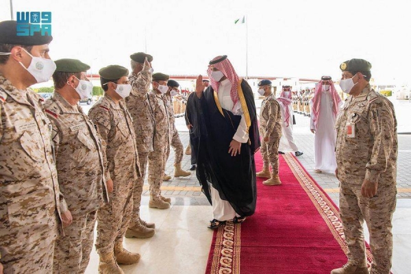 Saudi Arabia’s Deputy Defense Minister Prince Khalid Bin Salman has visited on Tuesday the headquarters of the Royal Saudi Land Forces in Riyadh.