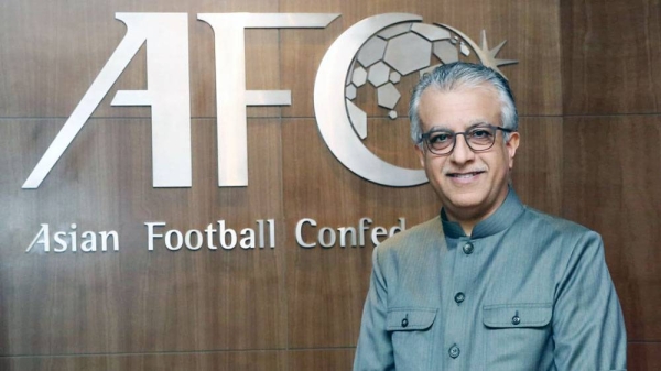 Shaikh Salman Bin Ibrahim Al Khalifa, president of the Asian Football Confederation (AFC).