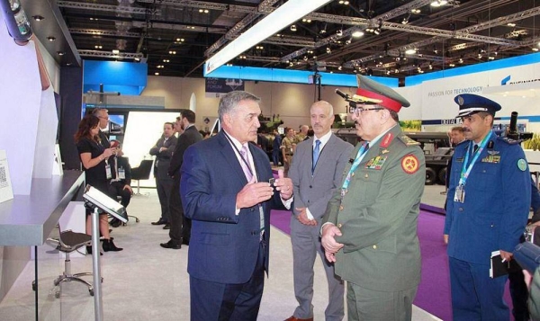 Commander of the Royal Saudi Air Defense Lt. Gen. Mazyad Bin Suleiman Al-Amro headed the Ministry of Defense’s delegation to the 2021 Defense and Security Equipment International (DSEI) Exhibition in the United Kingdom.