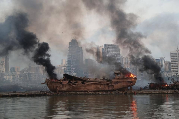 A huge blast at Beirut's port on August 4, 2020, killed more than 200 people and injured thousands more.  — File photo