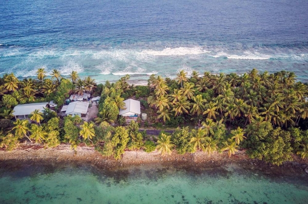 
The South Pacific archipelago of Tuvalu is highly susceptible to rises in sea level brought about by climate change. — courtesy UNDP Tuvalu/Aurélia Rusek