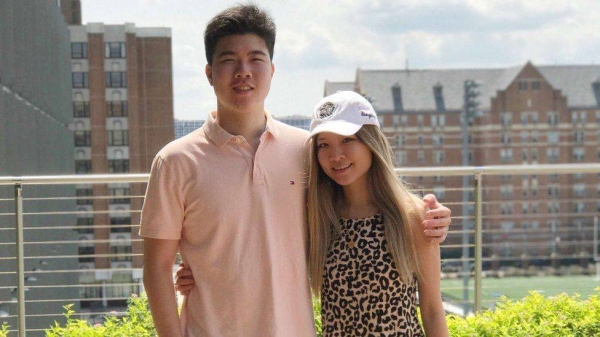 US citizens Victor and Cynthia Liu, seen here in a 2017 photo, have now been released.