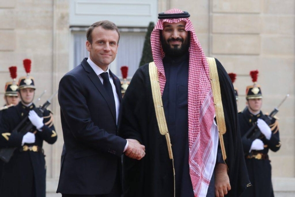 Crown Prince, Macron agree on supporting efforts to enhance security and stability in the region
