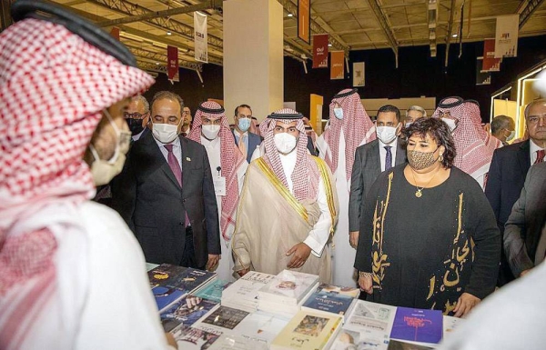 Minister of Culture Prince Badr Bin Abdullah Bin Farhan inaugurated Thursday evening the activities of Riyadh International Book Fair 2021 at Riyadh Front.