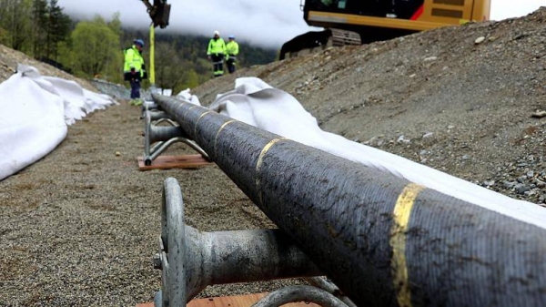 The North Sea Link power cable connecting UK and Norway.