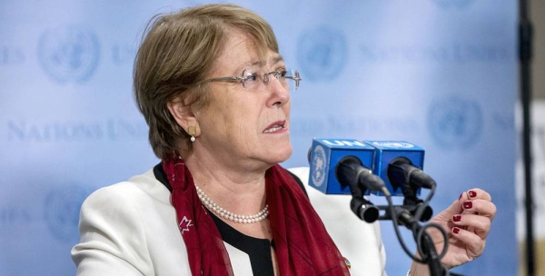 File photo of Michelle Bachelet, United Nations High Commissioner for Human Rights. — courtesy UN Photo/Laura Jarriel