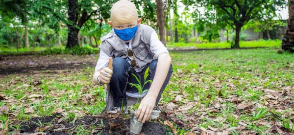 Trees are being planted in the Democratic Republic of the Congo to help fight climate change. — courtesy UNICEF/Josue Mulala