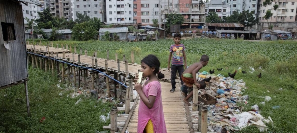 Daily life of residents living in Sujat Nagar slum in Dhaka, Bangladesh.
