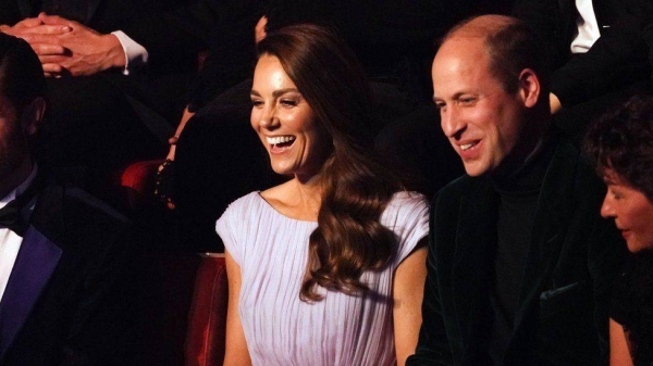 The Duke and Duchess of Cambridge attend the first Earthshot Prize awards ceremony at Alexandra Palace in London.